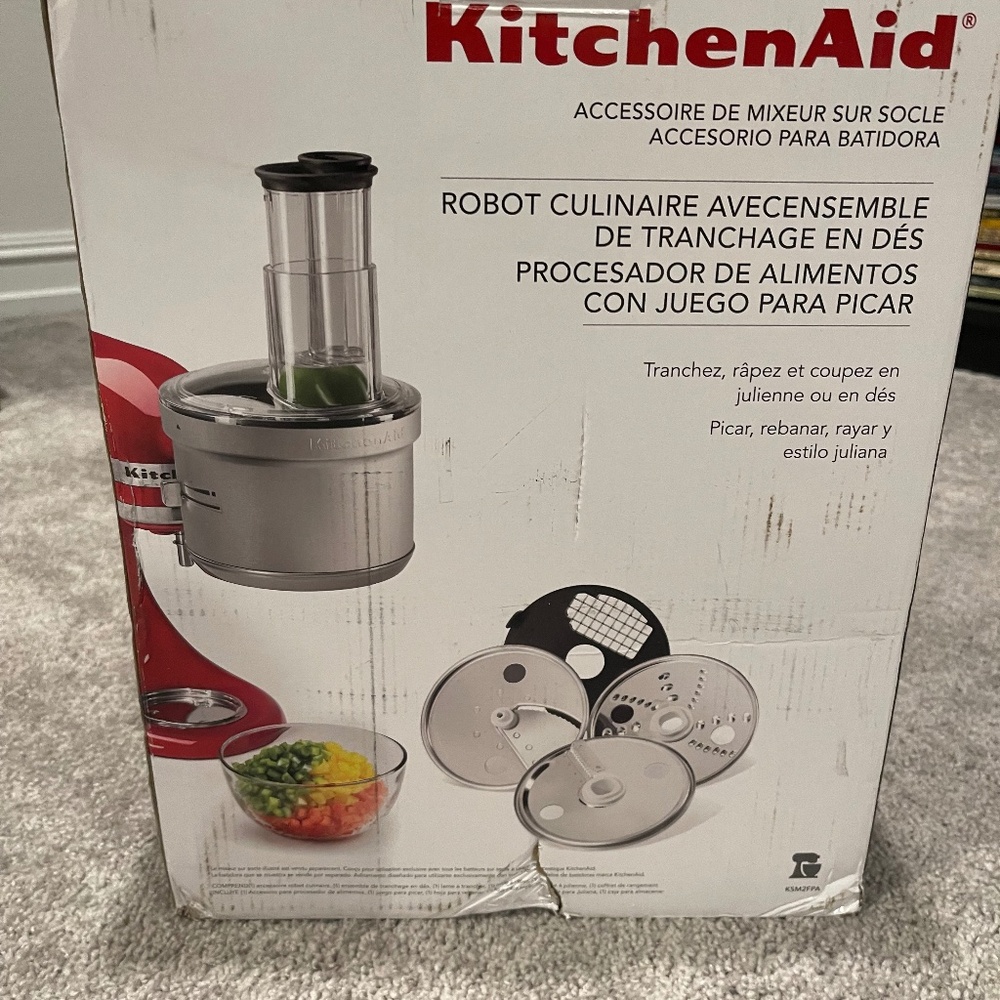 Kitchenaid stand mixer attachment- Food processor with Dicing kit